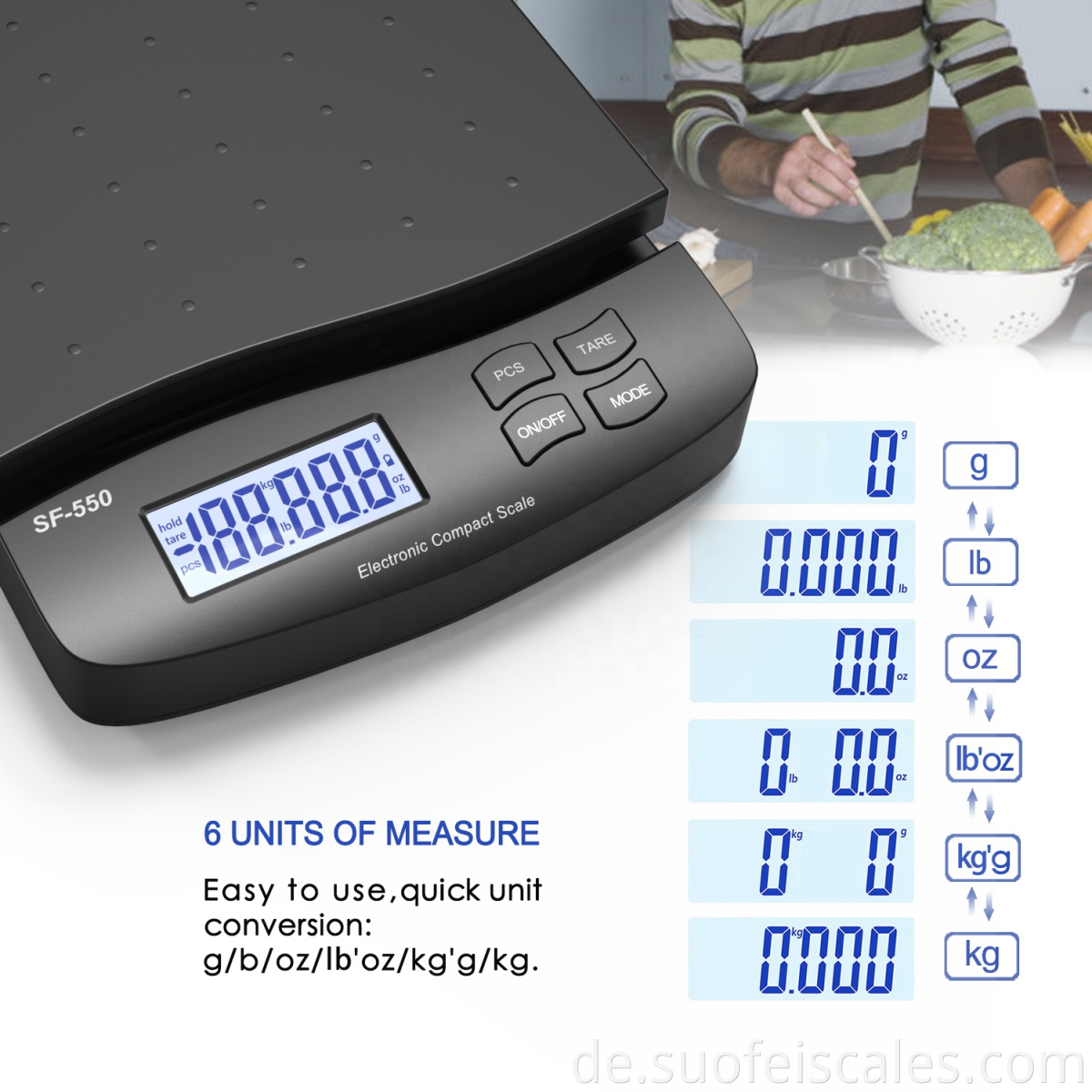 SF-550 2021 Hot Sell Electronic Portable Post Shipping Scale Digitale Waage Skala